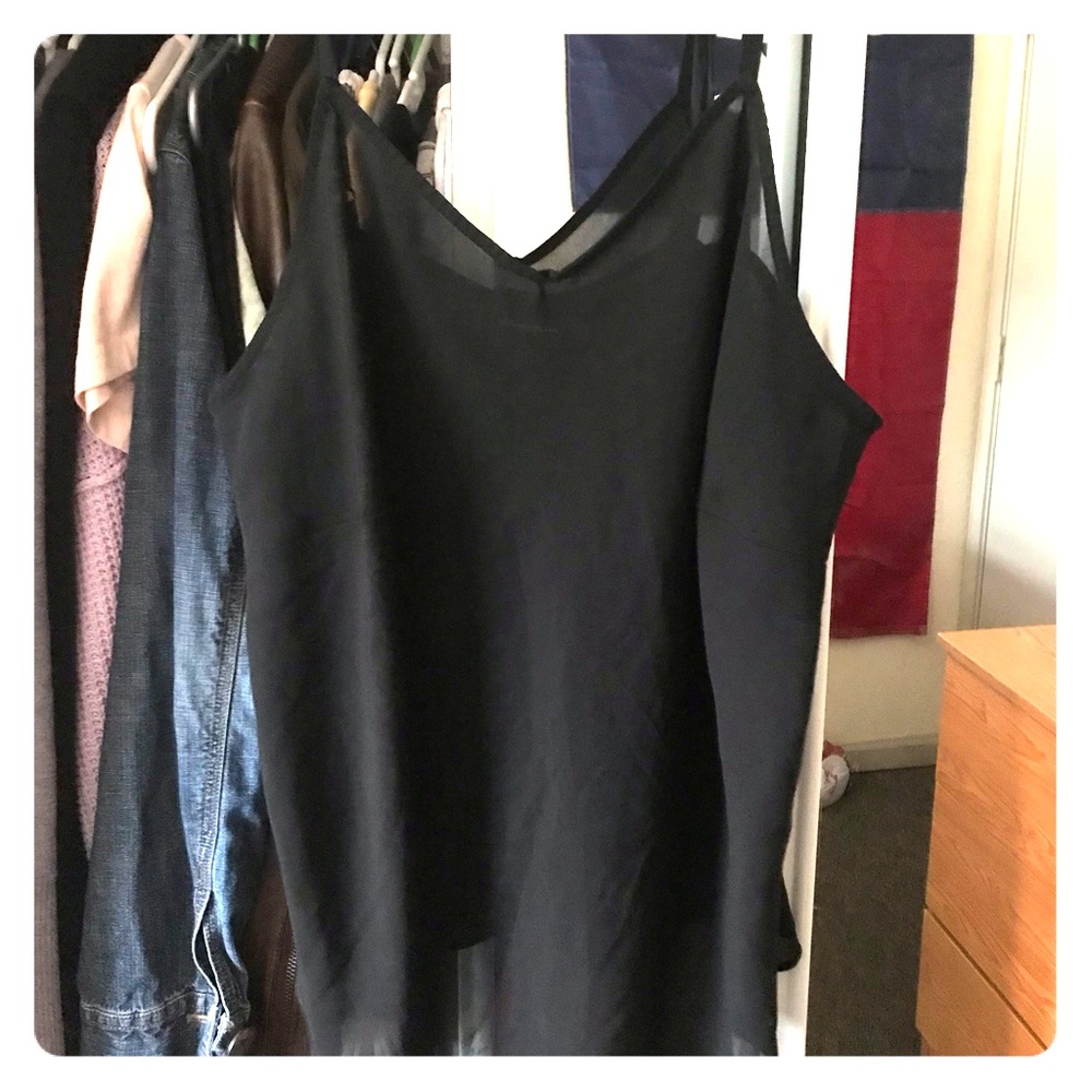 Sheer Black Tank